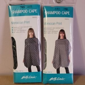Betty Dain Moroccan Print Shampoo Cape
